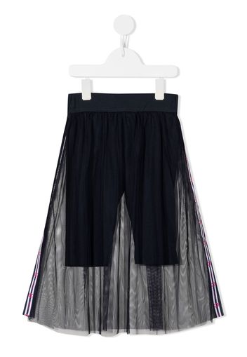 Aigner Kids layered tulle skirt - Blau