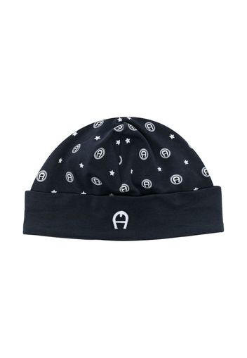 Aigner Kids logo-print cap - Blau