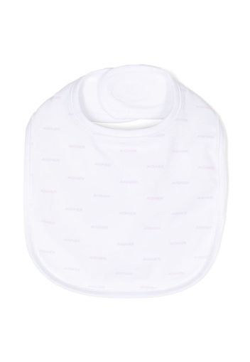 Aigner Kids all-over logo-print bib - Weiß