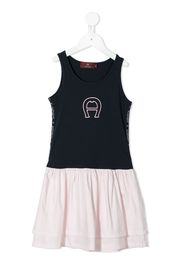 Aigner Kids T-Shirtkleid im Layering-Look - Rosa