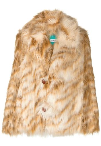 ALABAMA MUSE Jones faux fur coat - Nude