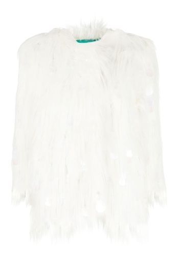 ALABAMA MUSE faux-fur jacket - Weiß
