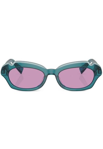 Alain Mikli tinted round-frame sunglasses - Blau