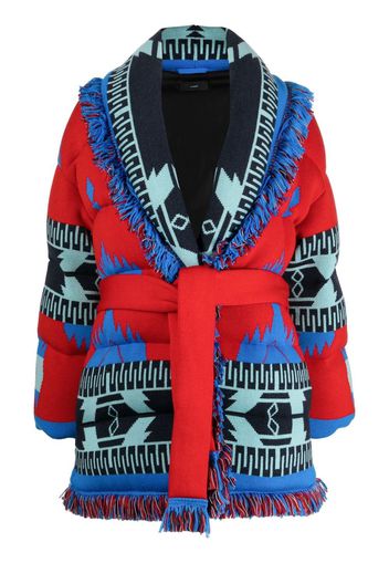 Alanui ICON JACQUARD PUFFER JACKET - Rot