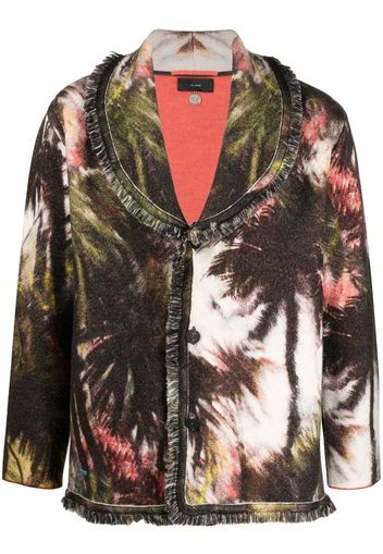 Alanui Tropical Madness wool cardigan - Braun