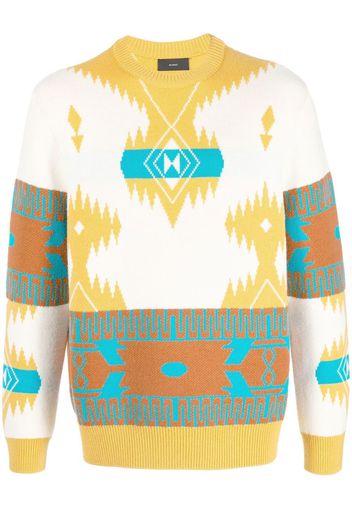 Alanui Icon Jacquard jumper - Nude