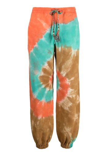 Alanui California Dreaming tie-dye track pants - Orange