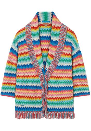 Alanui Over The Rainbow knit cardigan - Mehrfarbig