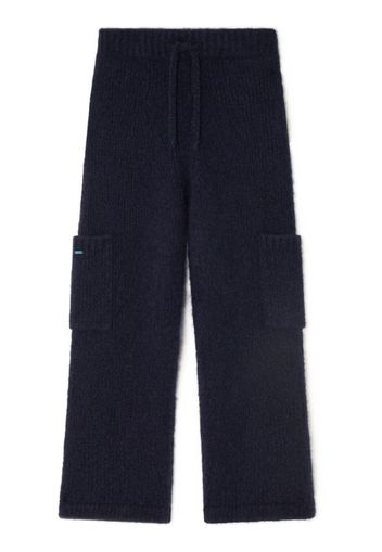 Alanui A Finest Strickhose mit geradem Bein - Blau