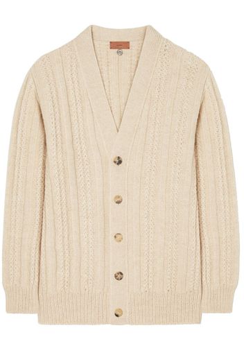 Alanui The Talking Glacier Cardigan - Nude