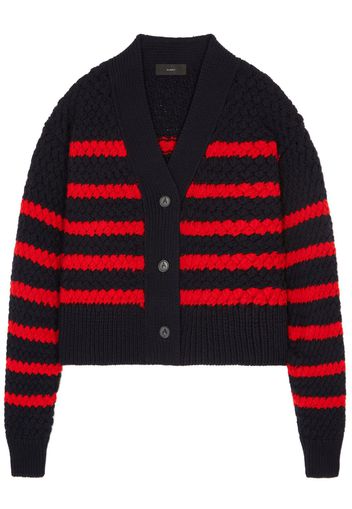 Alanui The Mariner Cropped-Cardigan - Blau