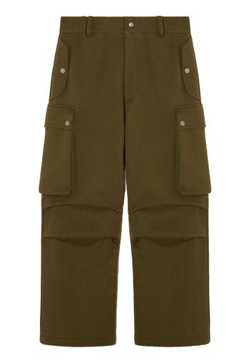 Alanui Cargohose aus Fleece - Grün