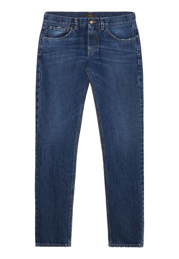 Alanui Deep Ocean Straight-Leg-Jeans - Blau