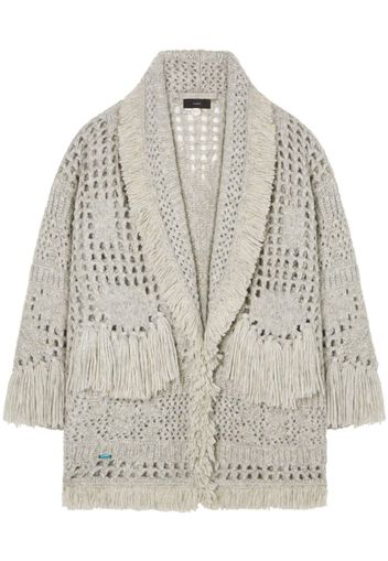 Alanui The Astral speckle-knit cardigan - Grau