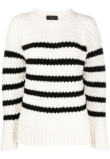 Alanui The Mariner striped wool jumper - Nude