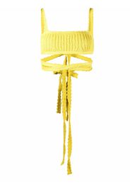 Alanui CARIBBEAN VIBES BRA NEON YELLOW NEON YEL - Gelb