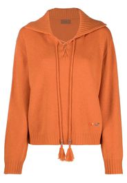 Alanui Kaschmir-Pullover mit Schnürung - Orange