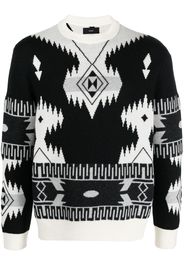 Alanui Icon crew neck jumper - Schwarz