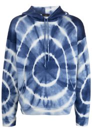 Alanui Shibori tie-dye hoodie - Blau