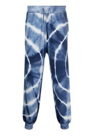 Alanui tie-dye pattern track pants - Blau