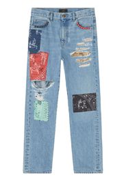 Alanui The Twelve Signs Straight-Leg-Jeans - Blau