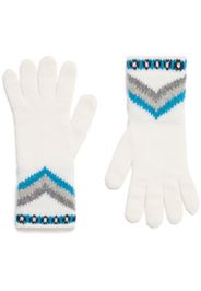 Alanui Antarctic Circle Handschuhe - Weiß