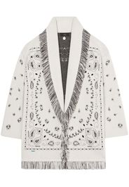 Alanui Jacquard-Cardigan - Weiß