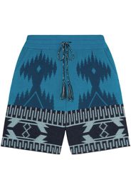 Alanui Icon Piquet Bermudas - Blau