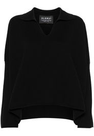 Alanui Geripptes Finest Poloshirt - Schwarz