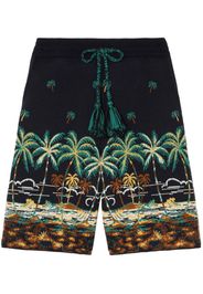 Alanui Gerade Shorts - Blau