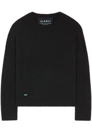 Alanui Gerippter Pullover aus Kaschmirgemisch - Schwarz