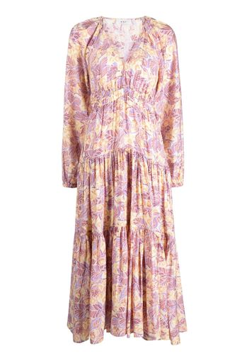 A.L.C. Kleid mit Blumen-Print - Mehrfarbig