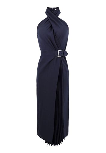 A.L.C. Fiona pleated midi dress - Blau