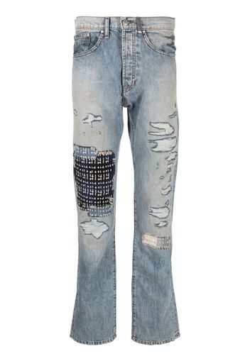 Alchemist distressed-effect jeans - Blau