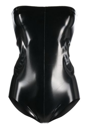 Alchemy faux-leather bodysuit - Schwarz
