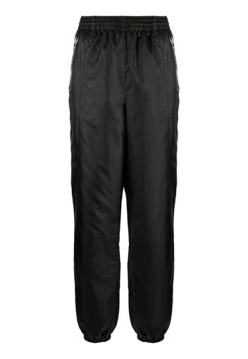 Alessandra Rich embroidered-logo track pants - Schwarz