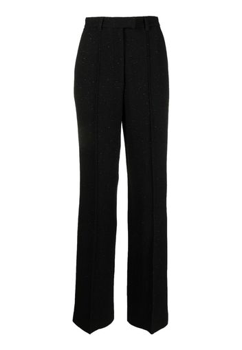 Alessandra Rich Klassische High-Waist-Hose - Schwarz