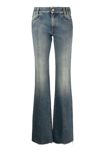 Alessandra Rich flared denim jeans - Blau