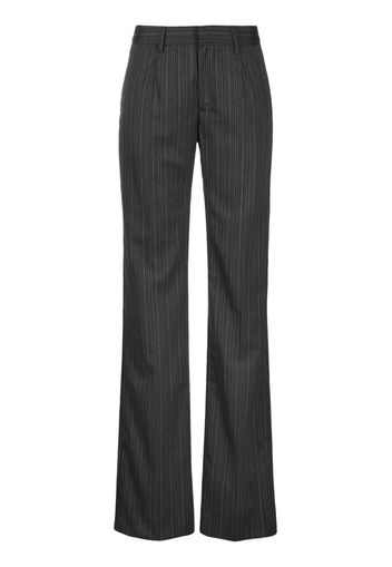 Alessandra Rich pinstriped tailored trousers - Grau