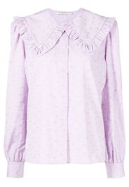 Alessandra Rich floral-print blouse - Violett