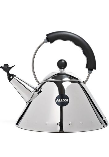 Alessi '9093' Wasserkessel mit Vogel - Silber