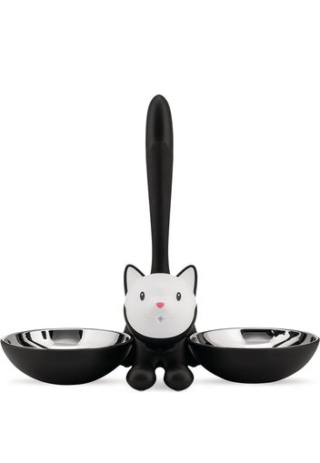 Alessi Tigrito Napf mit Katze - Schwarz