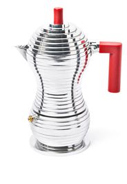 Alessi Geometrische 'Pulcina' Espressokanne - Silber