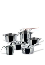 Alessi cookware set of 9 - Silber