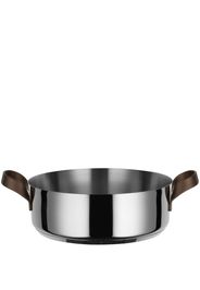 Alessi Edo Low Casserole stainless-steel saucepan (24cm) - Silber