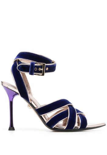 Alevì 105mm strappy leather sandals - Blau