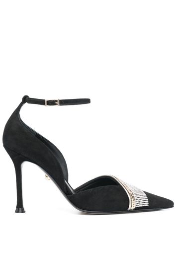 Alevì Kyla 95mm suede pumps - Schwarz