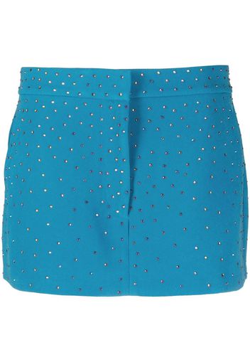 Alex Perry Carling crystal-embellished mini skirt - Blau