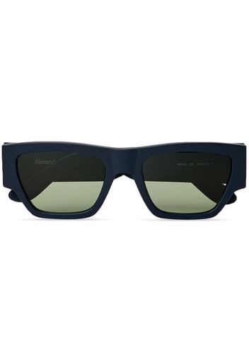 Alexander McQueen Eyewear wide-frame sunglasses - Blau