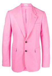 Alexander McQueen Eyewear single-breasted button blazer - Rosa
